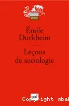 Lecons de sociologie