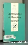 L'administration de l'éducation nationale