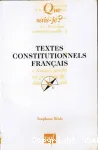 Textes constitutionnels français