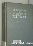 Dictionnaire de philosophie politique