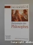 Dictionnaire des philosophes.