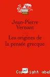 Les origines de la pensée grecque
