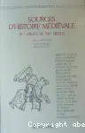 Sources de l'histoire médiévale