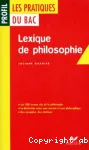 Lexique de philosophie