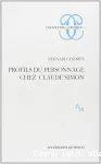 Profils du personnage chez Claude Simon