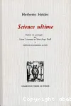 Science ultime