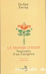 Le Monde d'hier : souvenirs d'un Européen