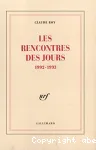 Les Rencontres des jours (1992-1993)