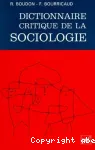 Dictionnaire critique de la sociologie