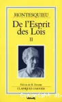 De l'Esprit des Lois. 2