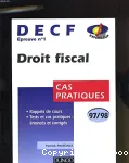 Droit fiscal : épreuve N° 1, 1997-98