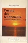 L'Usure des lendemains (poésie)