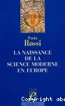 La Naissance de la science moderne en Europe