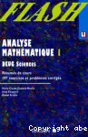 Analyse mathématique 1, DEUG sciences : résumés de cours, 197 exercices et problèmes corrigés