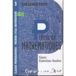 Précis de mathématiques.5, géométrie : cours et exercices résolus