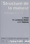 Structure de la matière, cinétique chimique