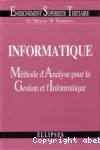 Informatique : méthode d'analyse pour la gestion et l'informatique