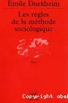 Les règles de la méthode sociologique