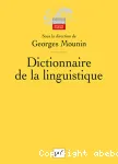 Dictionnaire de la linguistique