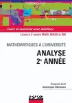 Analyse 2e année : cours et exercices avec solutions