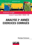 Analyse 2e année, exercices corrigés