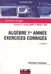 Algèbre 1re année : exercices corrigés