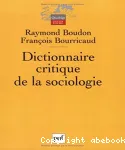 Dictionnaire critique de la sociologie