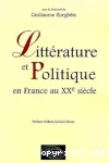 Littérature et politique en France au XXe siècle