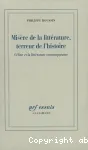 Misère de la littérature, terreur de l'histoire : Céline et la littérature contemporaine