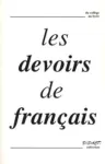 Le Devoir de francais : du collège au lycée