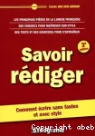 Savoir rédiger