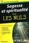 Sagesse et spiritualité pour les nuls