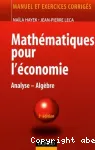 Mathématiques pour l'économie : analyse-algèbre