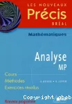 Analyse MP : cours, méthodes, exercices résolus