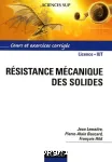 Résistance mécanique des solides : matériaux et structures