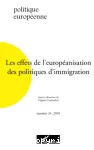 Les effets de l'européanisation des politiques d'immigration