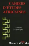 Cahiers D'Etudes Africaines