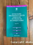 Inventaire des particularités lexicales du français en Afrique noire