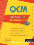 Qcm litterature terminales l/es tout le nouveau programme sophocle diderot breton primo levi