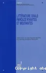 Littérature orale, paroles vivantes et mouvantes