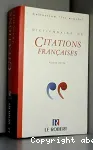 Dictionnaire de citations françaises