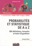 Probabilités et statistique de A à Z