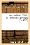 Introduction a l'etude de l'astronomie physique