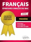 Français, épreuves orales du bac, 1re / nouveaux programmes