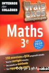 Maths 3e : 150 exercices et QCM progressifs minutés, tous les corrigés détaillés, des conseils de méthode, des rappels de cours