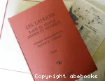 Les Langues dans le monde ancien et moderne : les langues de l'Afrique subsaharienne, Pidgins et Créoles