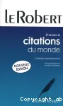 Dictionnaire de citations du monde