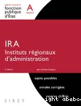 IRA : instituts régionaux d'administration