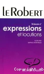 Dictionnaire des expressions et locutions