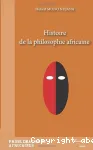 Histoire de la philosophie africaine